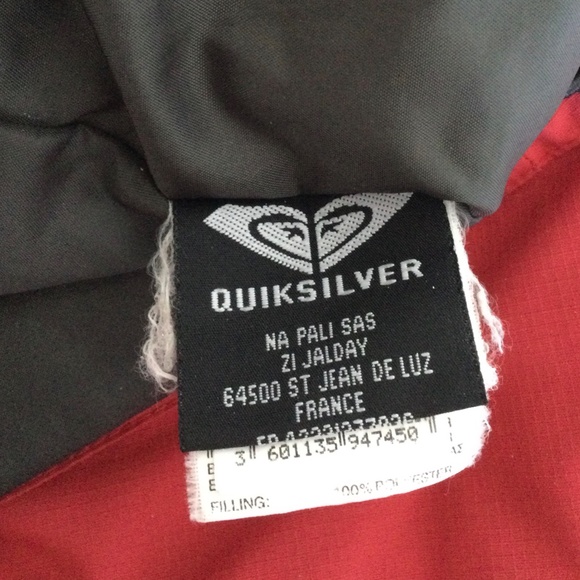 Quiksilver Roxy Red Snow/Ski Jacket W Size T4 - Picture 12 of 14